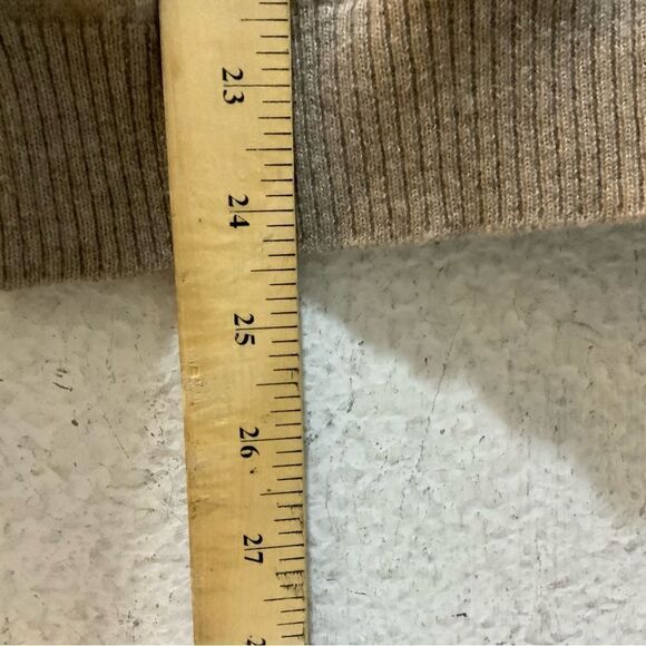 - Hadleigh’s Cardigan crewneck knit 100% cashmere Brown white size 46 - Picture 7 of 9